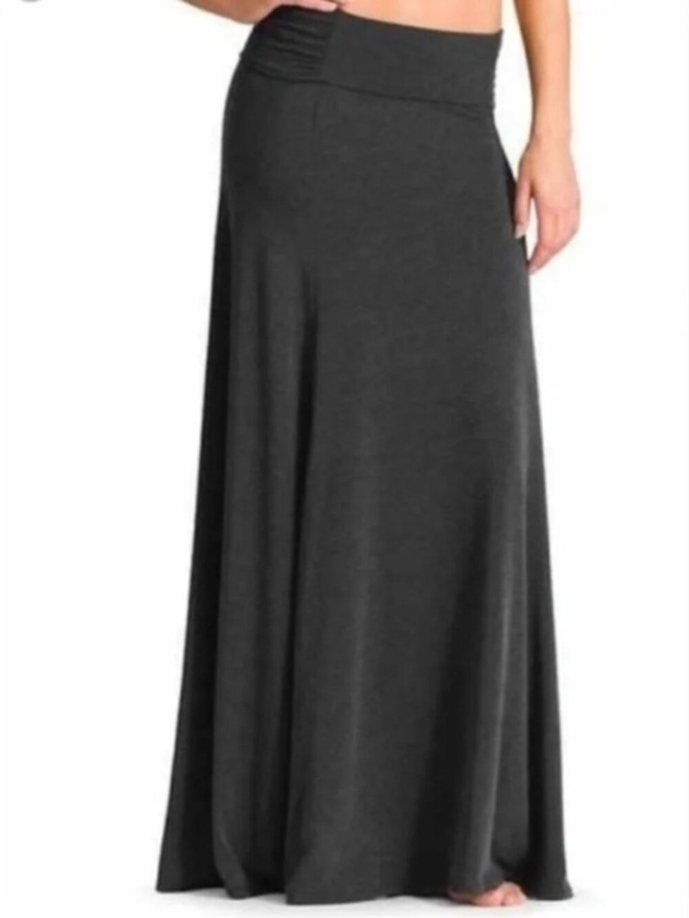 NWT Athleta Women's Kali Convertible Maxi Skirt Dress in Grey Size Medium